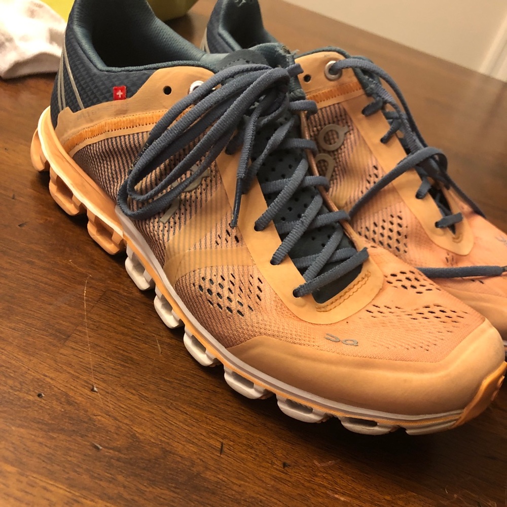 On cloud shoes